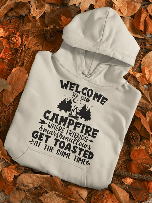 C & Win Sports Welcome To Our Campfire Hoodie - C & Win Sports